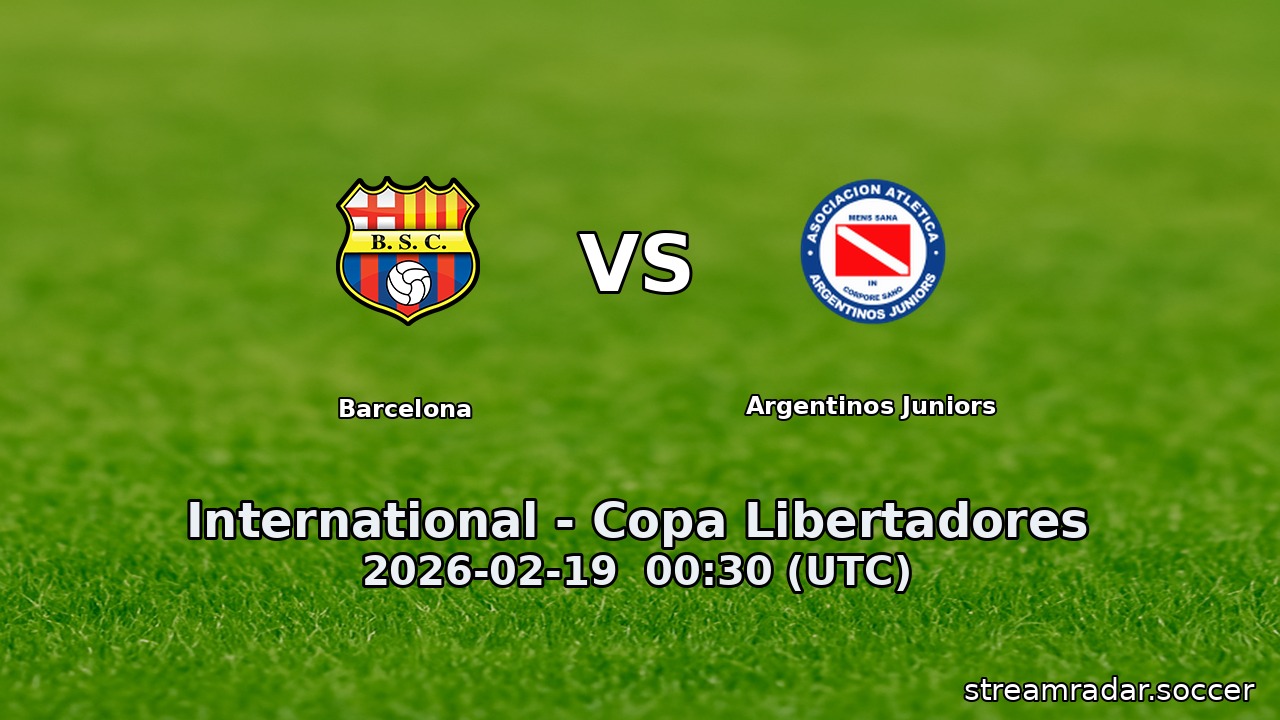 Barcelona vs Argentinos Juniors