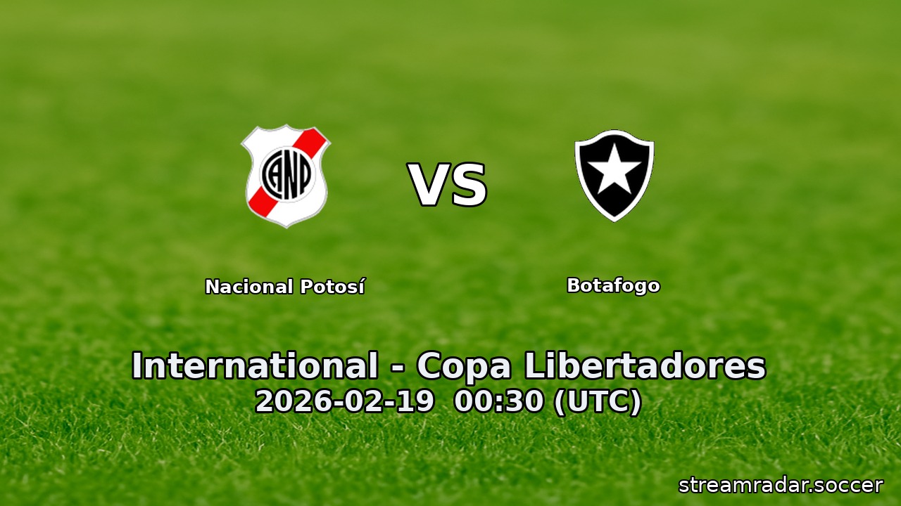 Nacional Potosí vs Botafogo