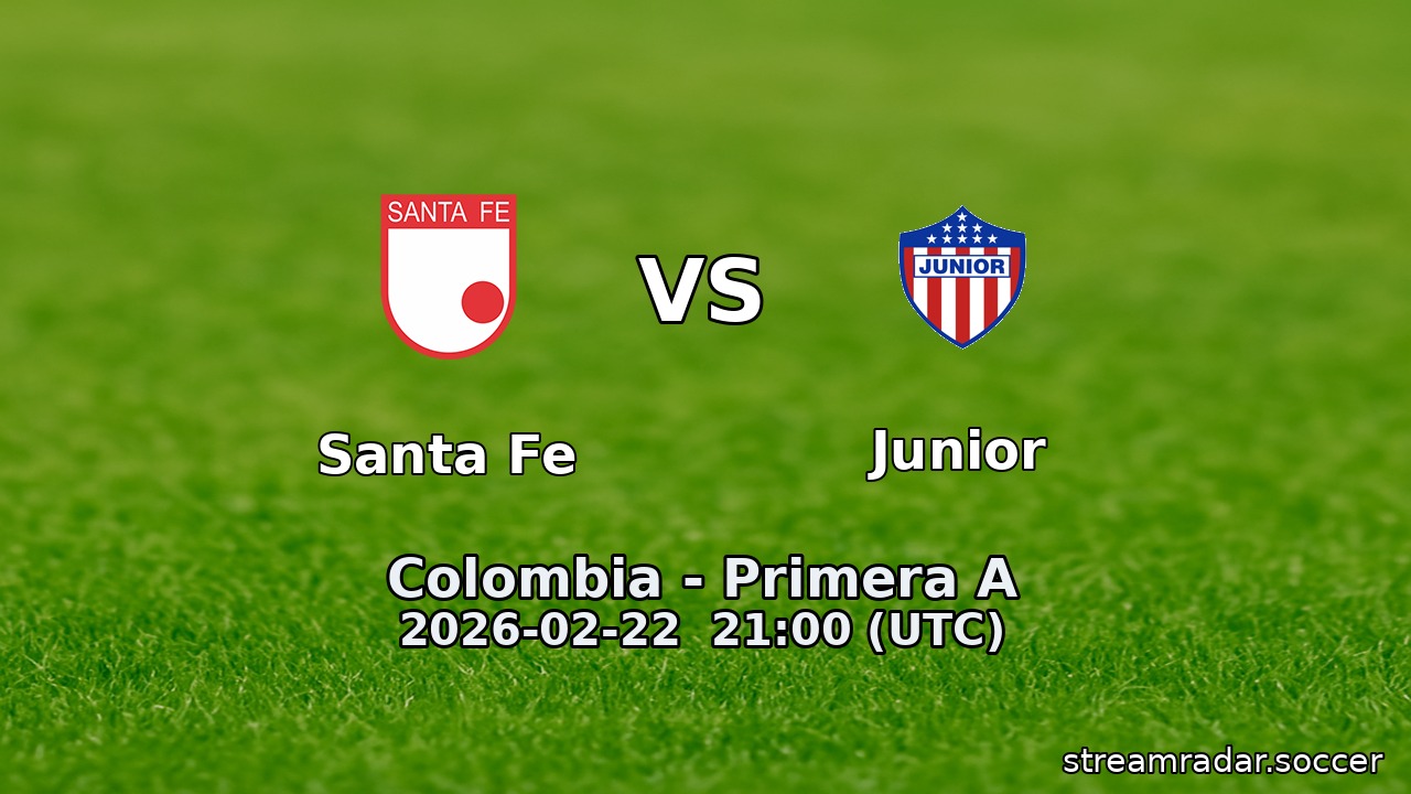 Santa Fe vs Junior