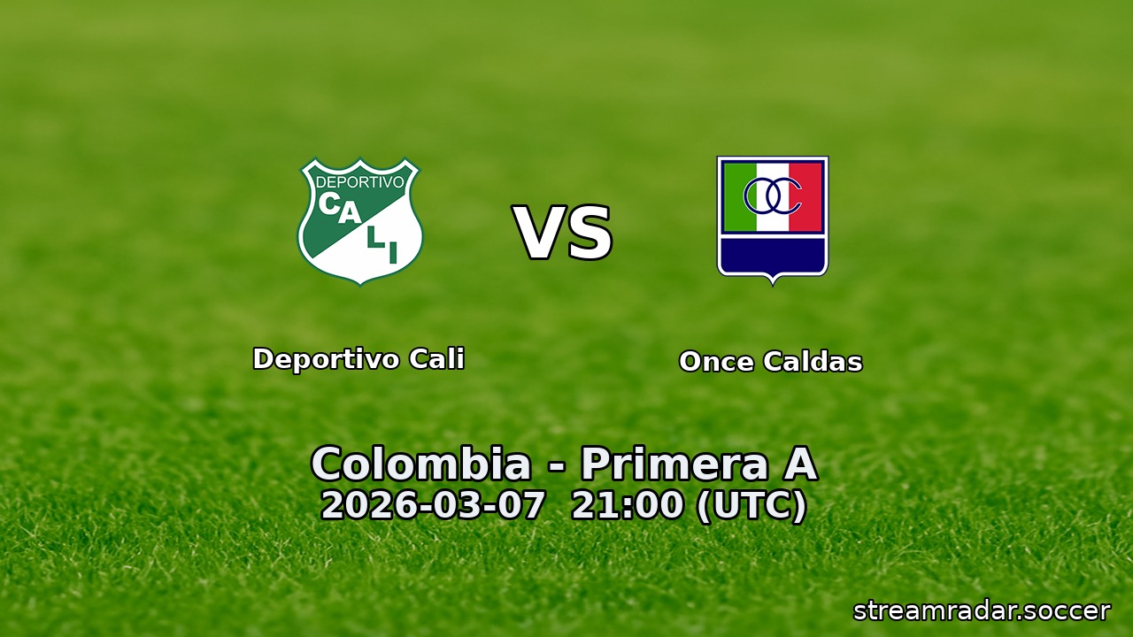 Deportivo Cali vs Once Caldas
