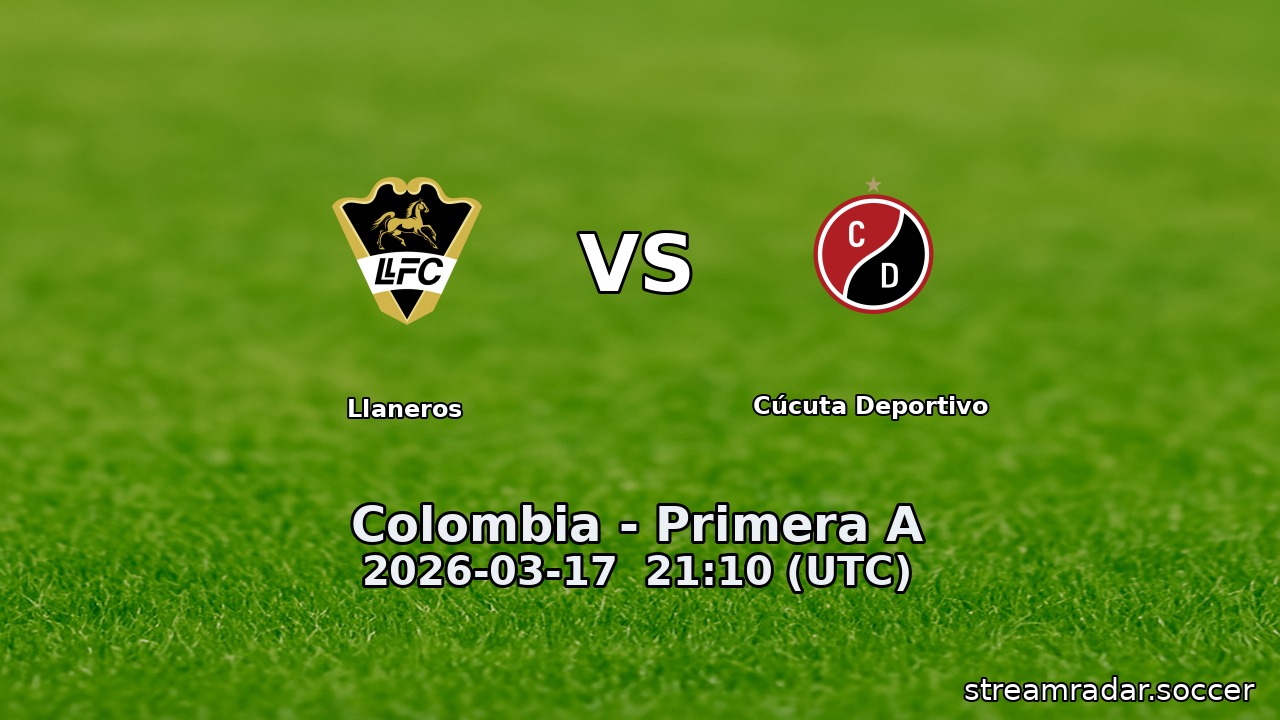 Llaneros vs Cúcuta Deportivo