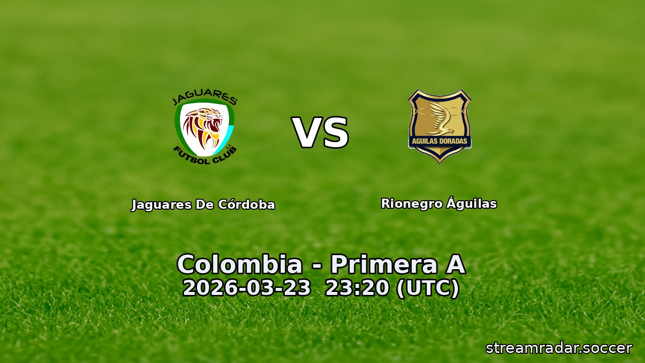 Jaguares De Córdoba vs Rionegro Águilas
