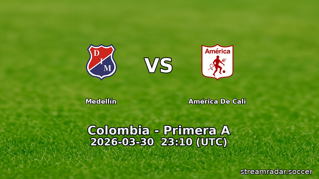 Medellín vs América De Cali