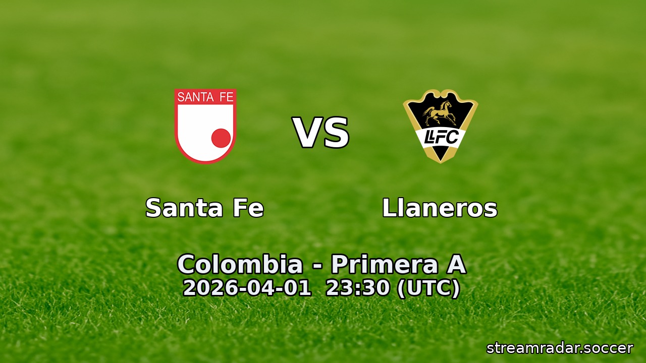 Santa Fe vs Llaneros