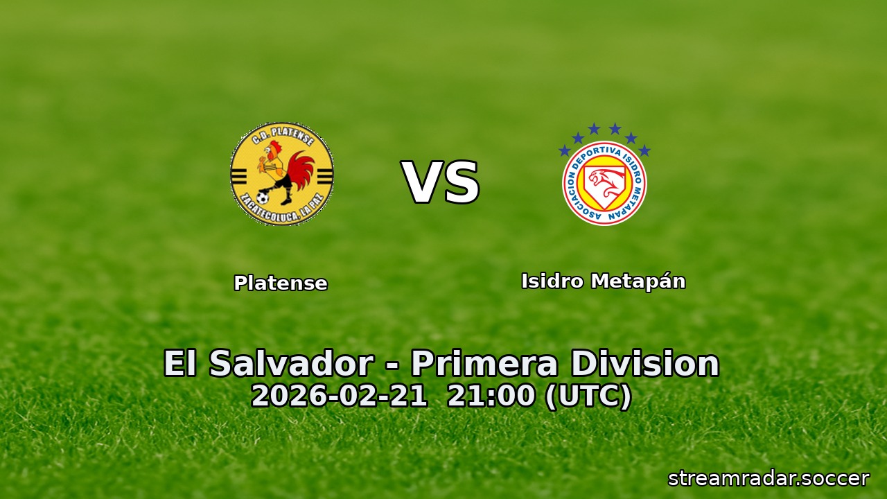 Platense vs Isidro Metapán