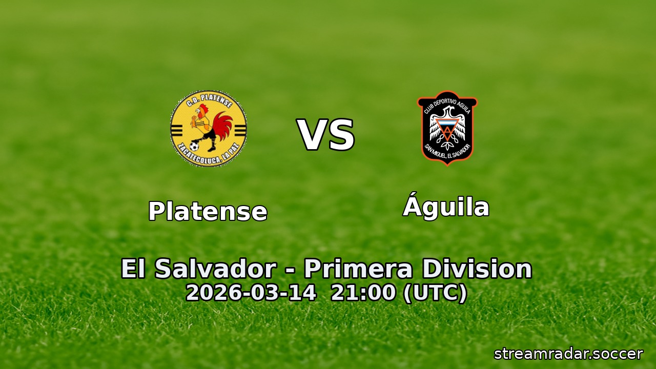 Platense vs Águila