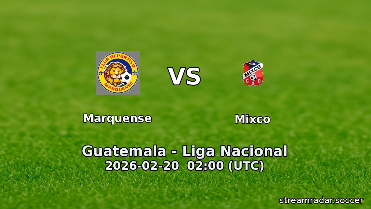 Marquense vs Mixco