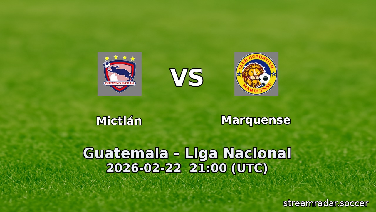 Mictlán vs Marquense