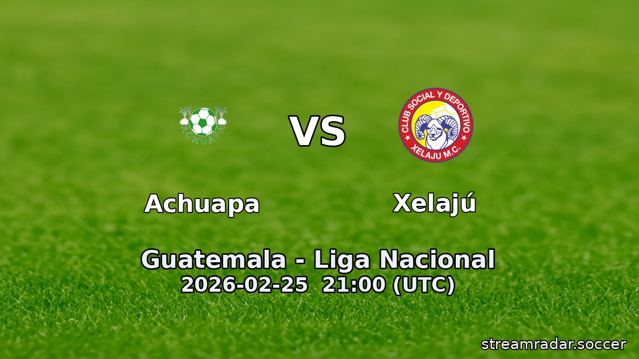 Achuapa vs Xelajú