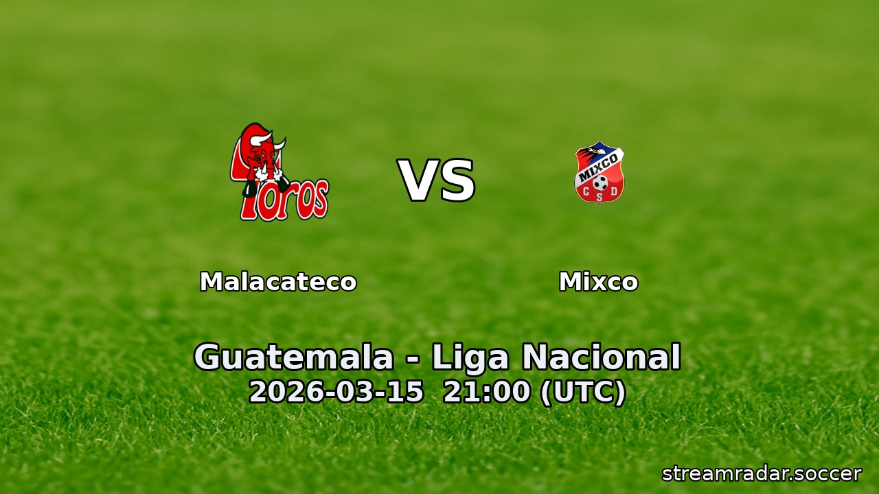 Malacateco vs Mixco