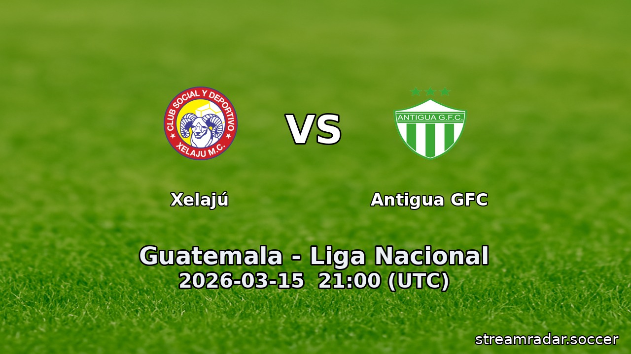 Xelajú vs Antigua GFC