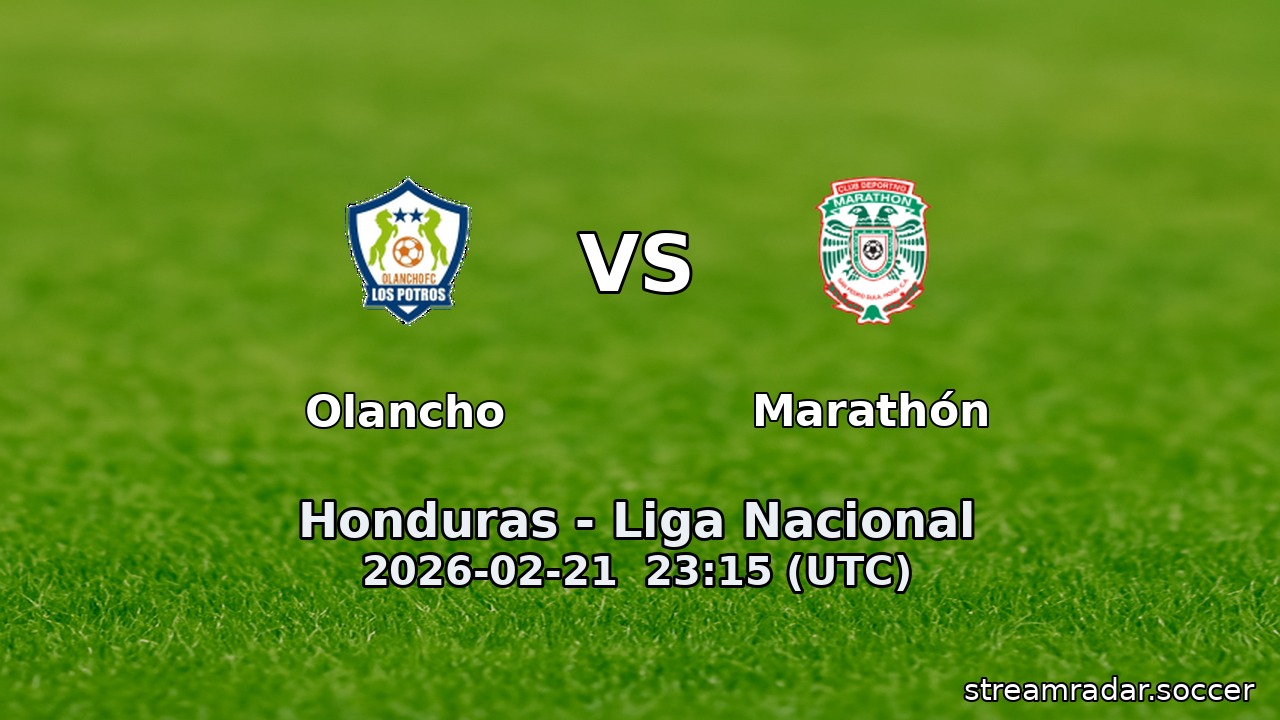 Olancho vs Marathón