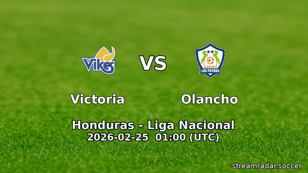 Victoria vs Olancho