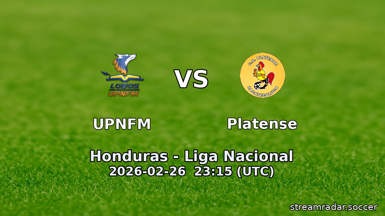 UPNFM vs Platense