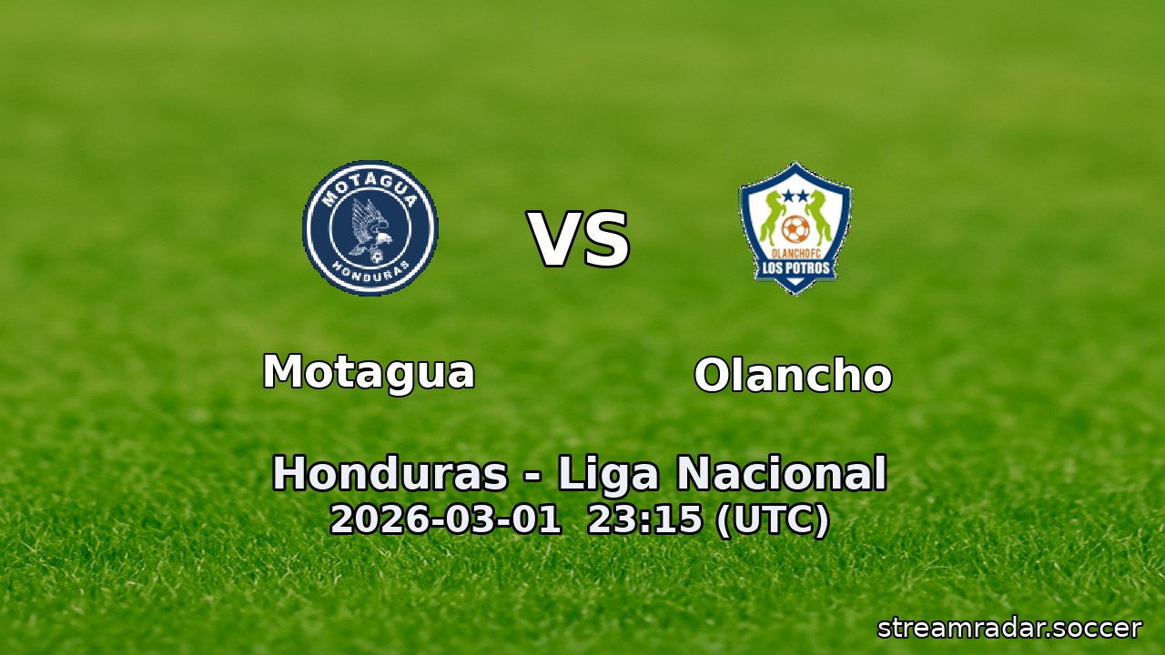 Motagua vs Olancho