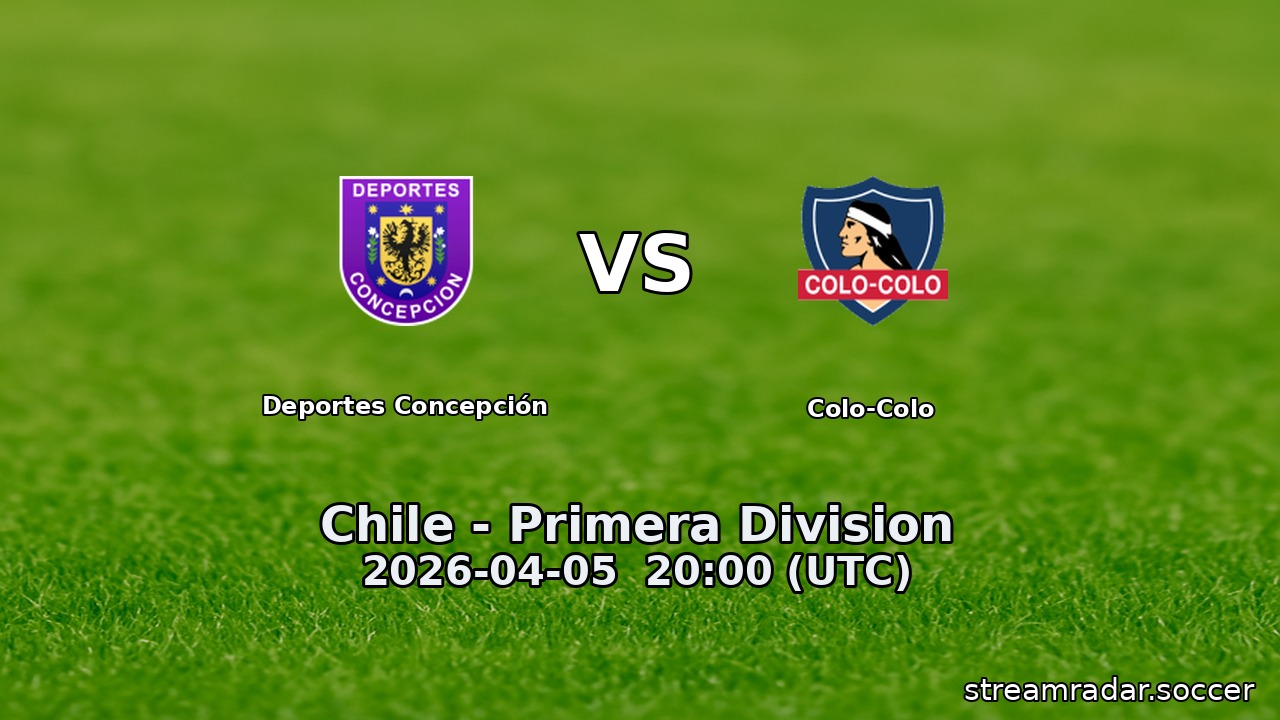 Deportes Concepción vs Colo-Colo