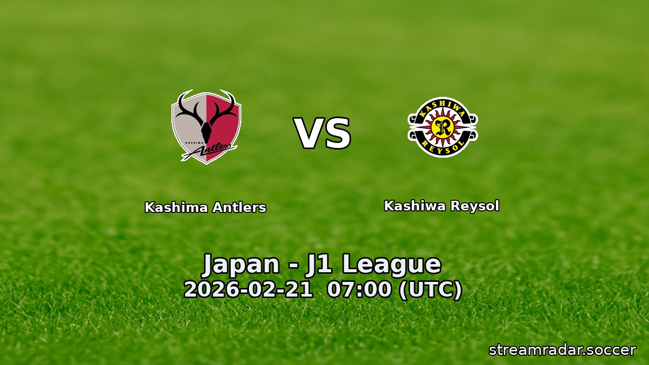 Kashima Antlers vs Kashiwa Reysol