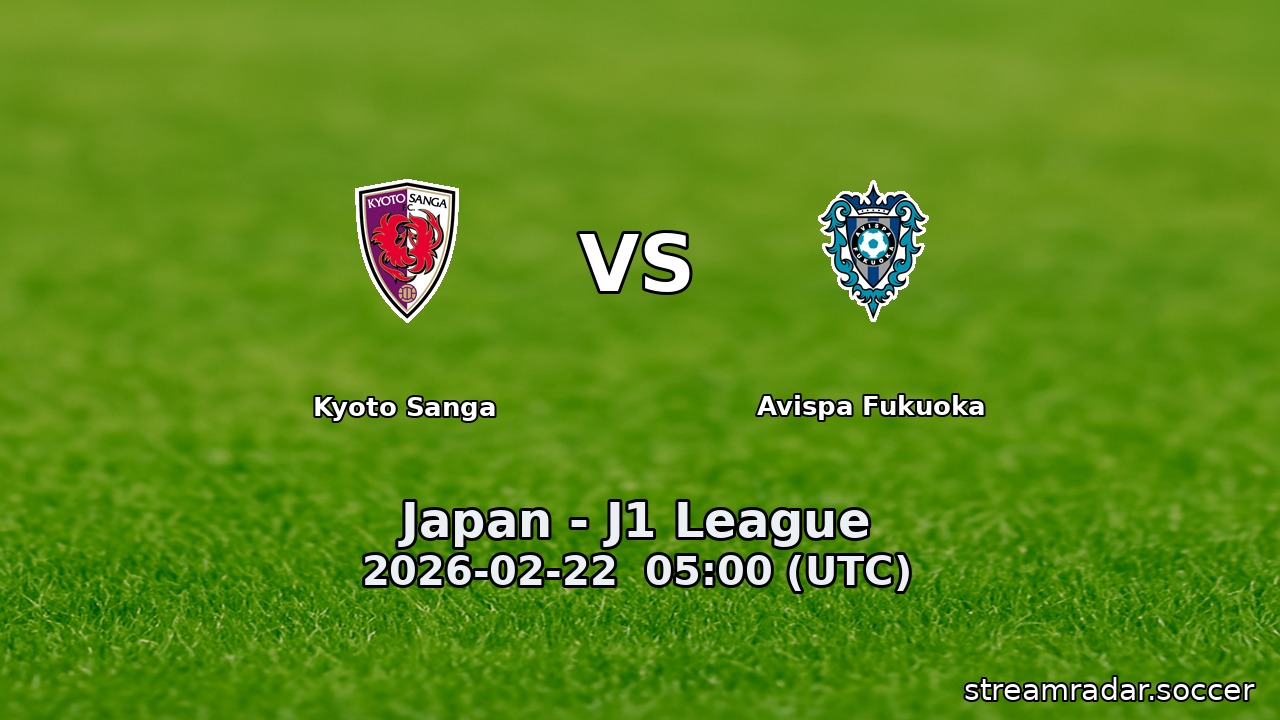 Kyoto Sanga vs Avispa Fukuoka