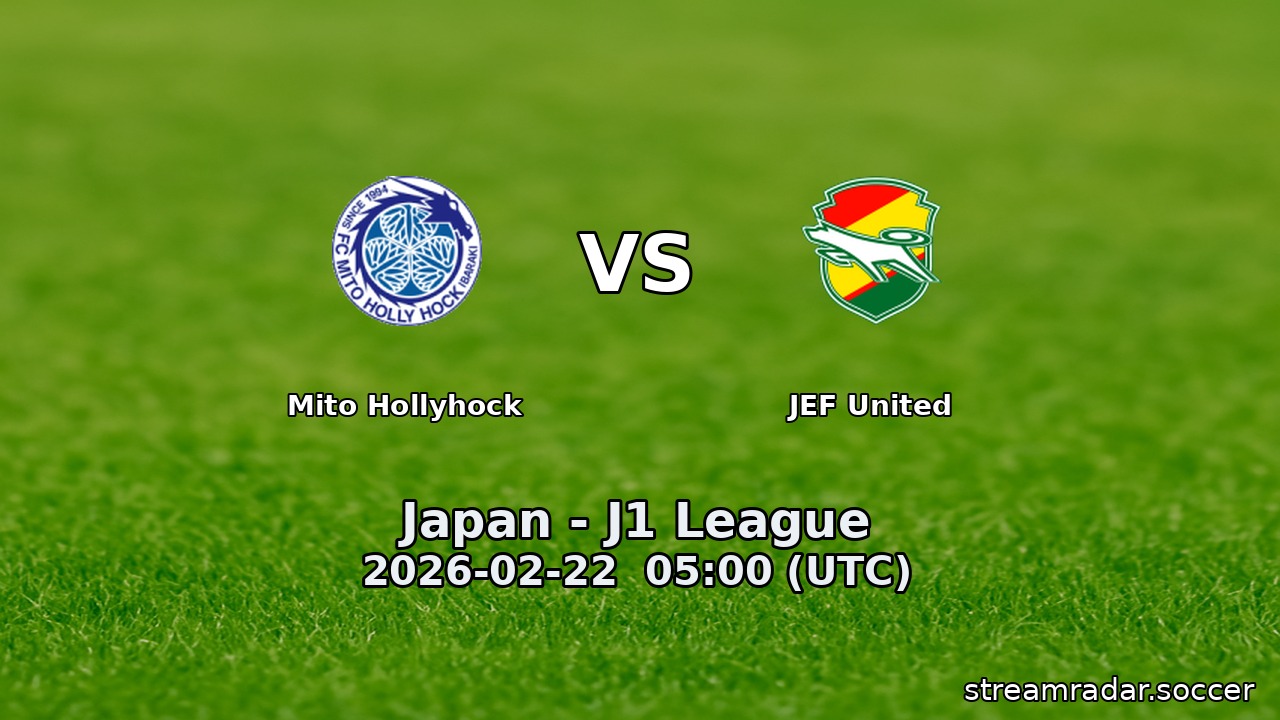 Mito Hollyhock vs JEF United