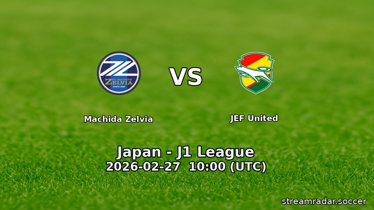 Machida Zelvia vs JEF United