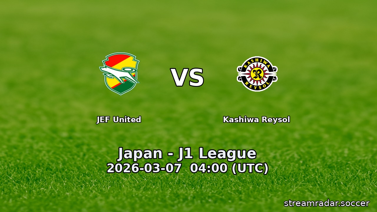 JEF United vs Kashiwa Reysol