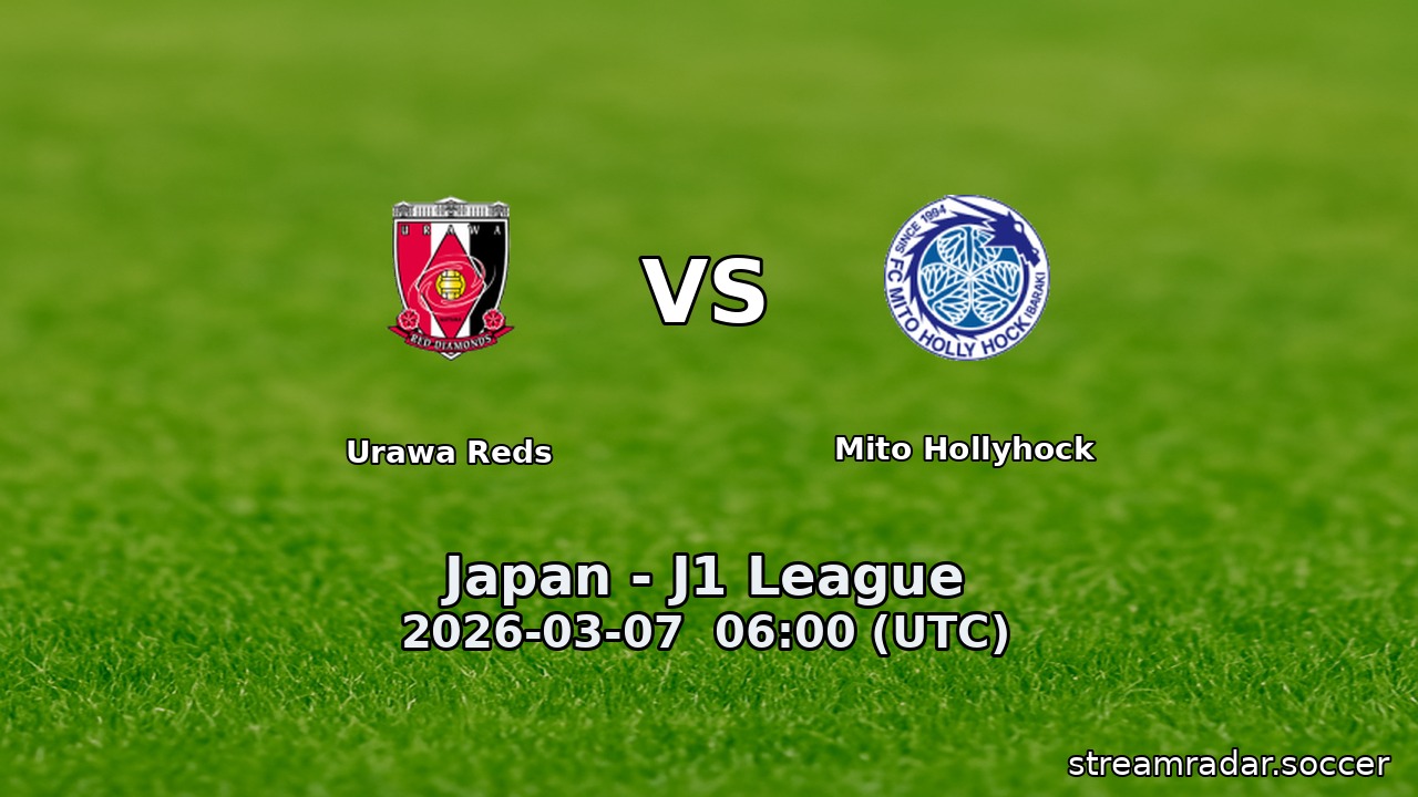 Urawa Reds vs Mito Hollyhock