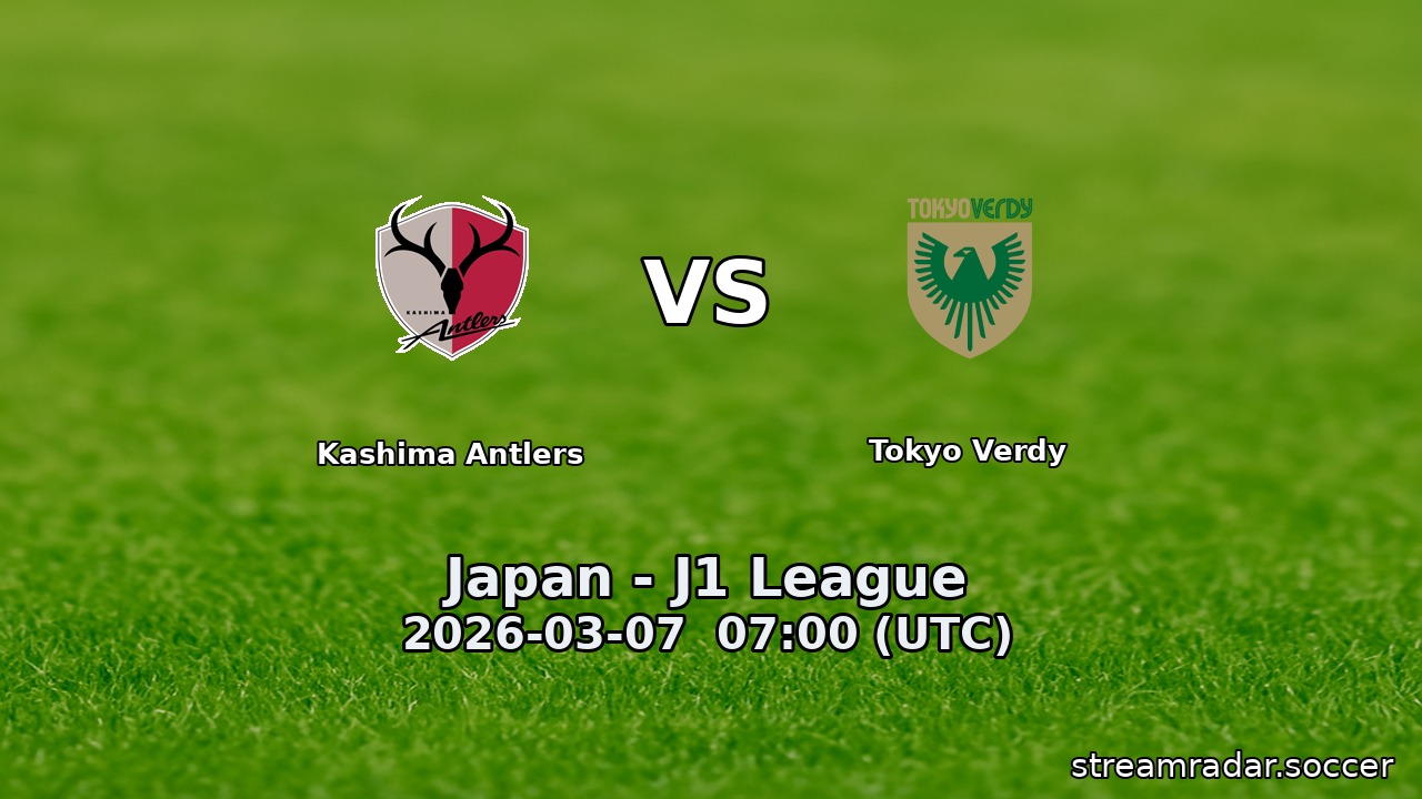 Kashima Antlers vs Tokyo Verdy