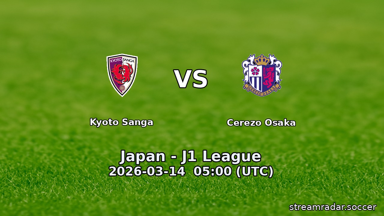 Kyoto Sanga vs Cerezo Osaka