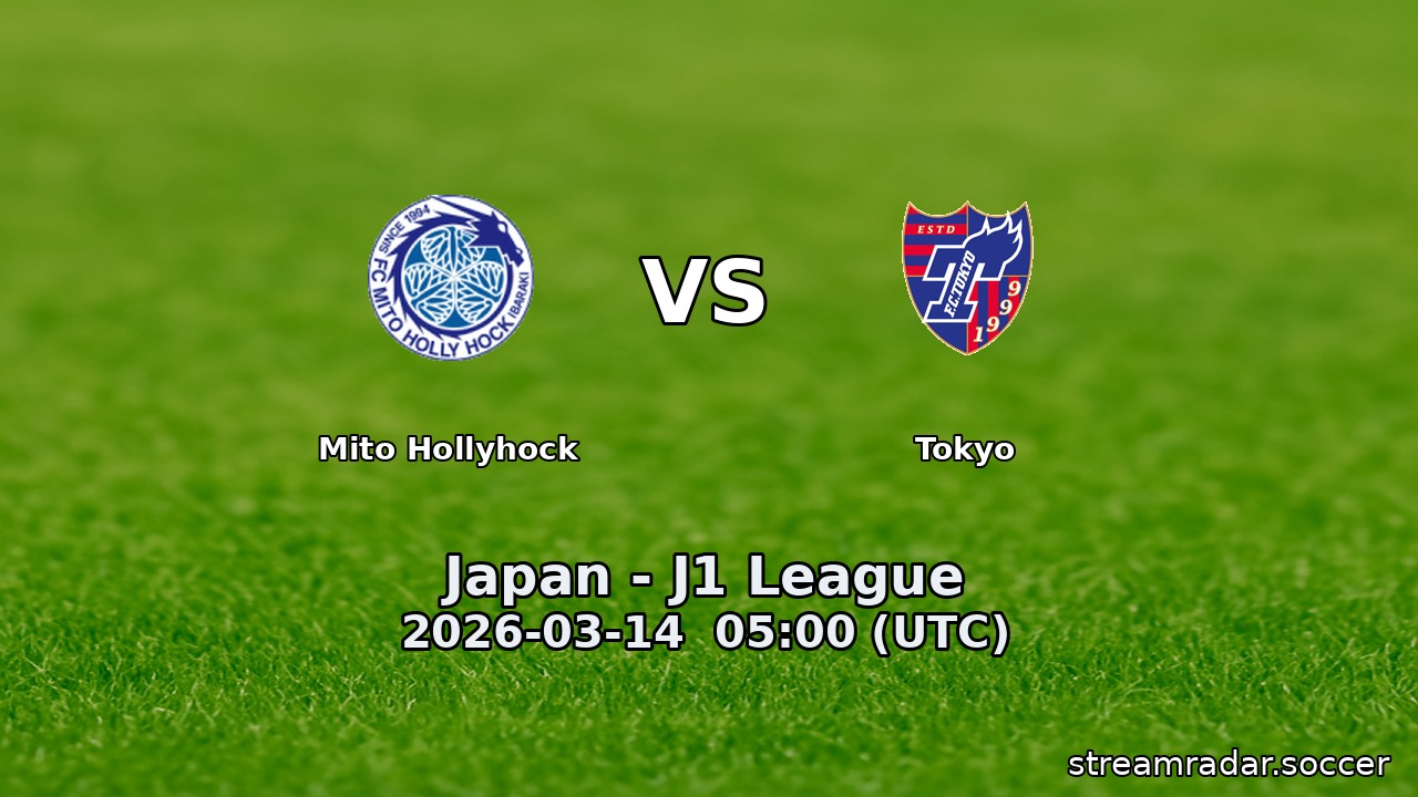 Mito Hollyhock vs Tokyo