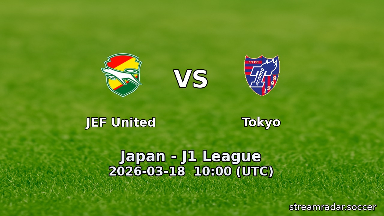 JEF United vs Tokyo
