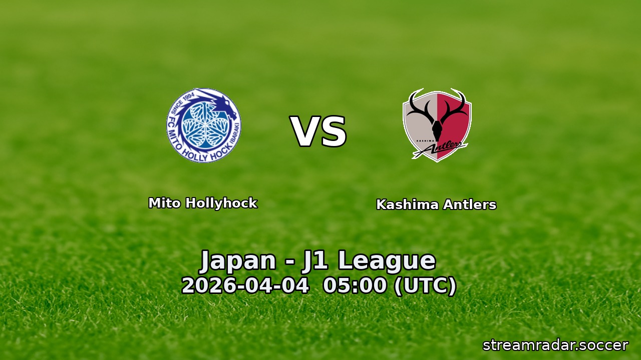 Mito Hollyhock vs Kashima Antlers