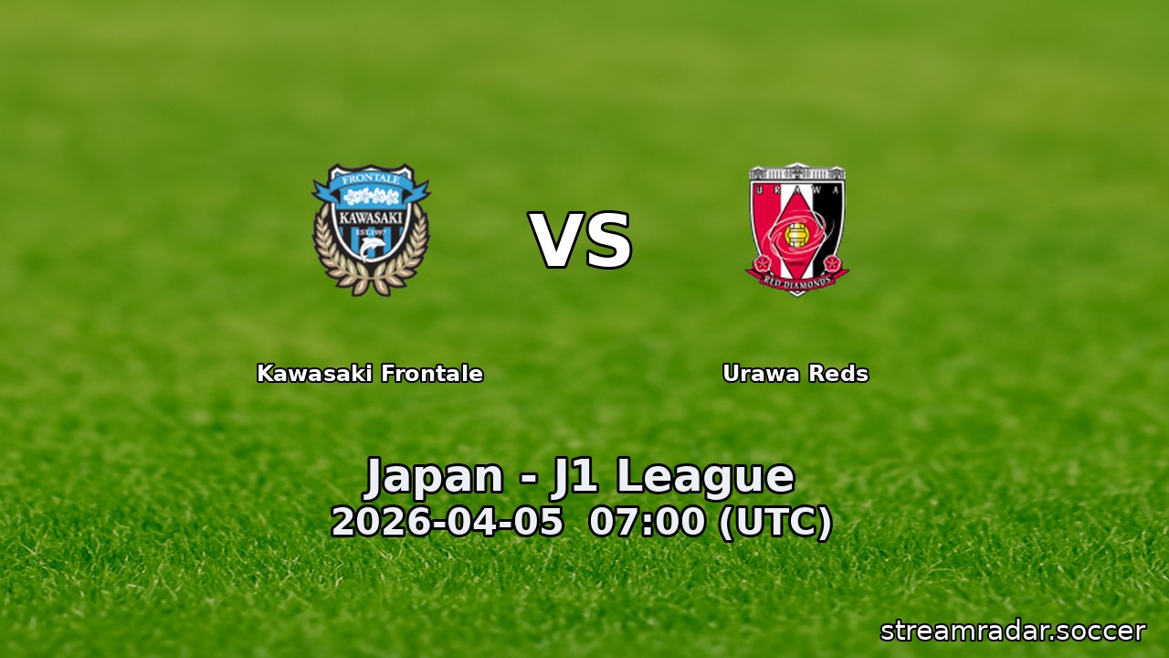 Kawasaki Frontale vs Urawa Reds