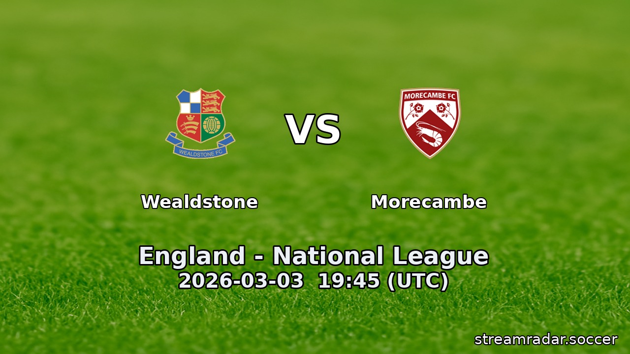 Wealdstone vs Morecambe