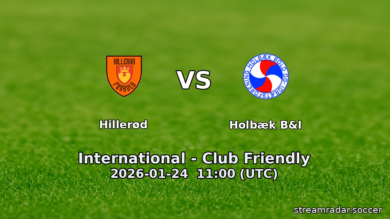Hillerød vs Holbæk B&I