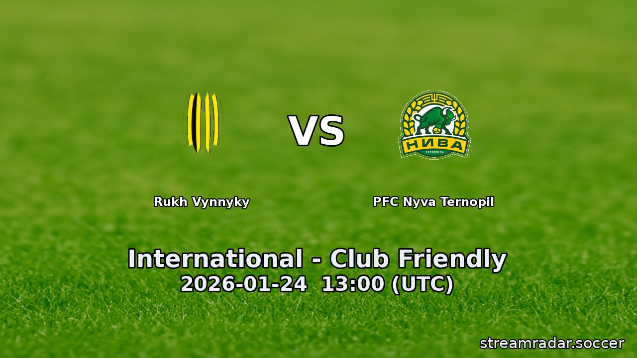Rukh Vynnyky vs PFC Nyva Ternopil
