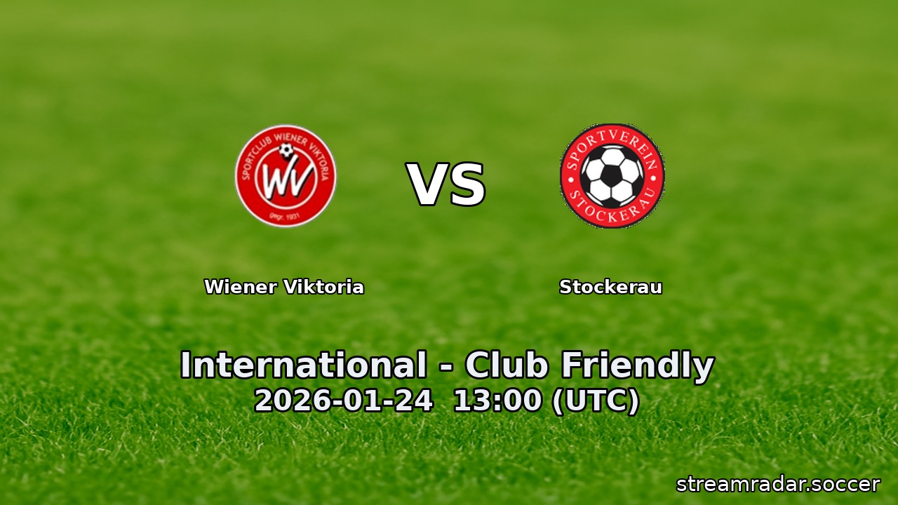 Wiener Viktoria vs Stockerau