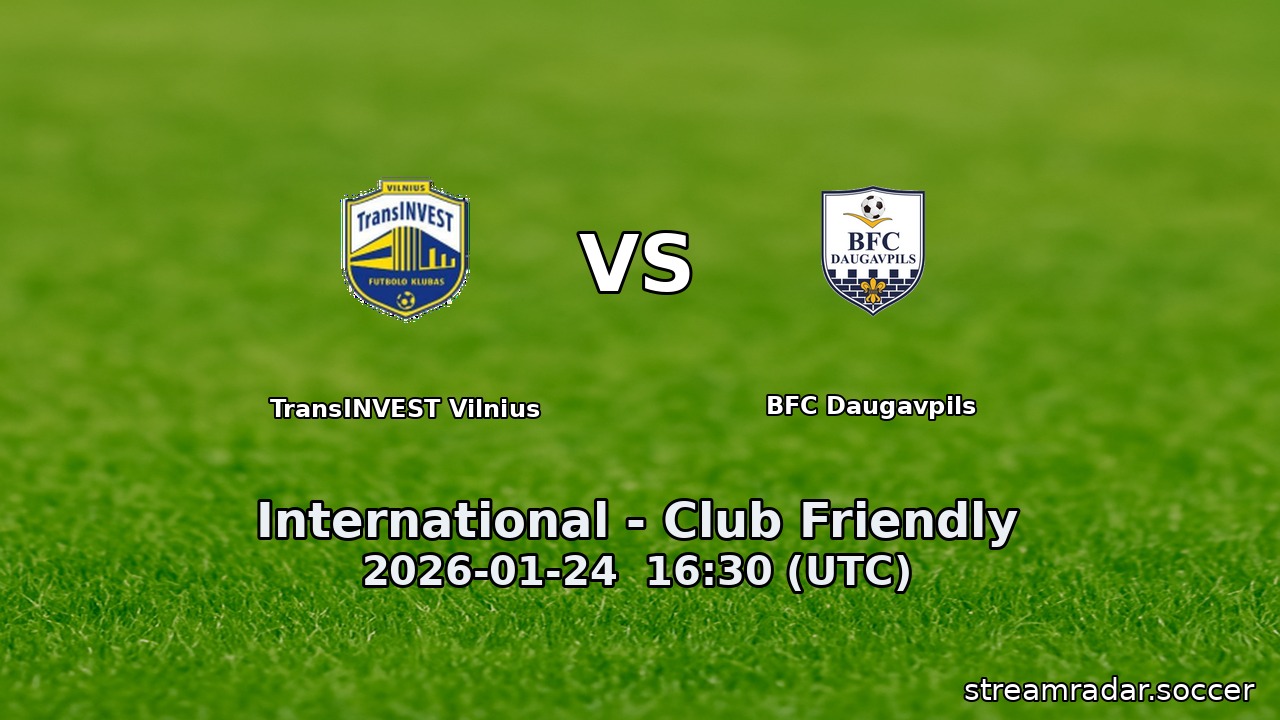 TransINVEST Vilnius vs BFC Daugavpils