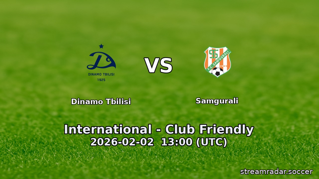 Dinamo Tbilisi vs Samgurali