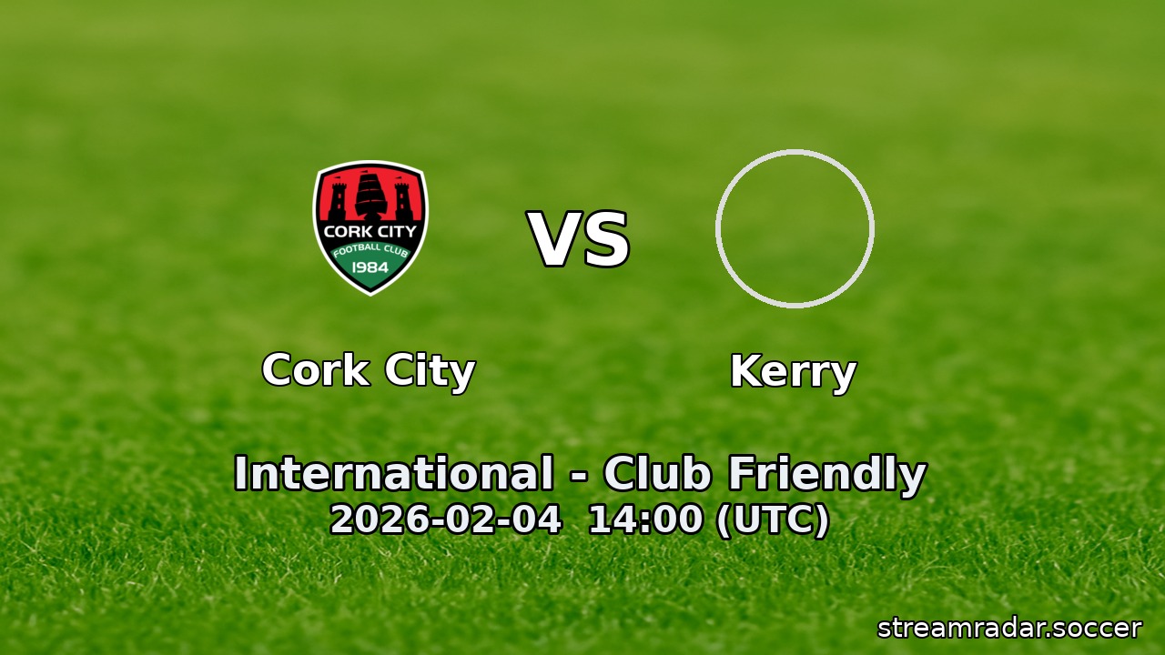 Cork City vs Kerry