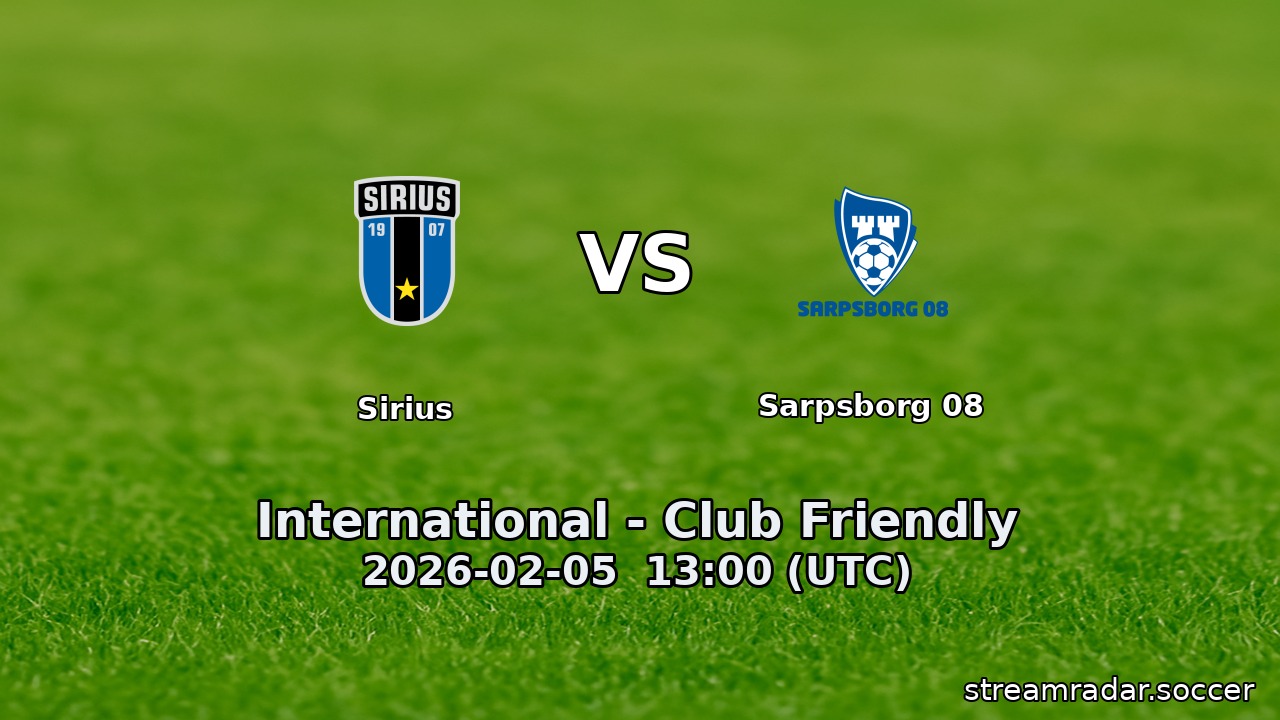 Sirius vs Sarpsborg 08