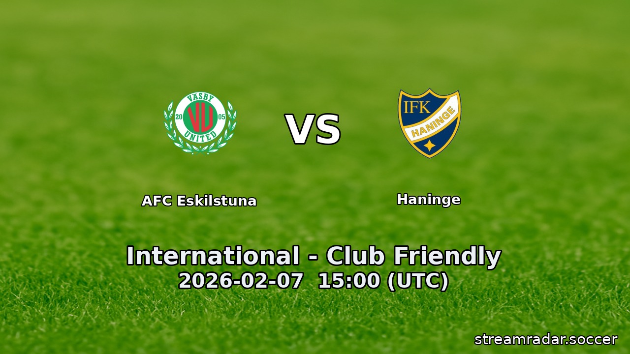 AFC Eskilstuna vs Haninge