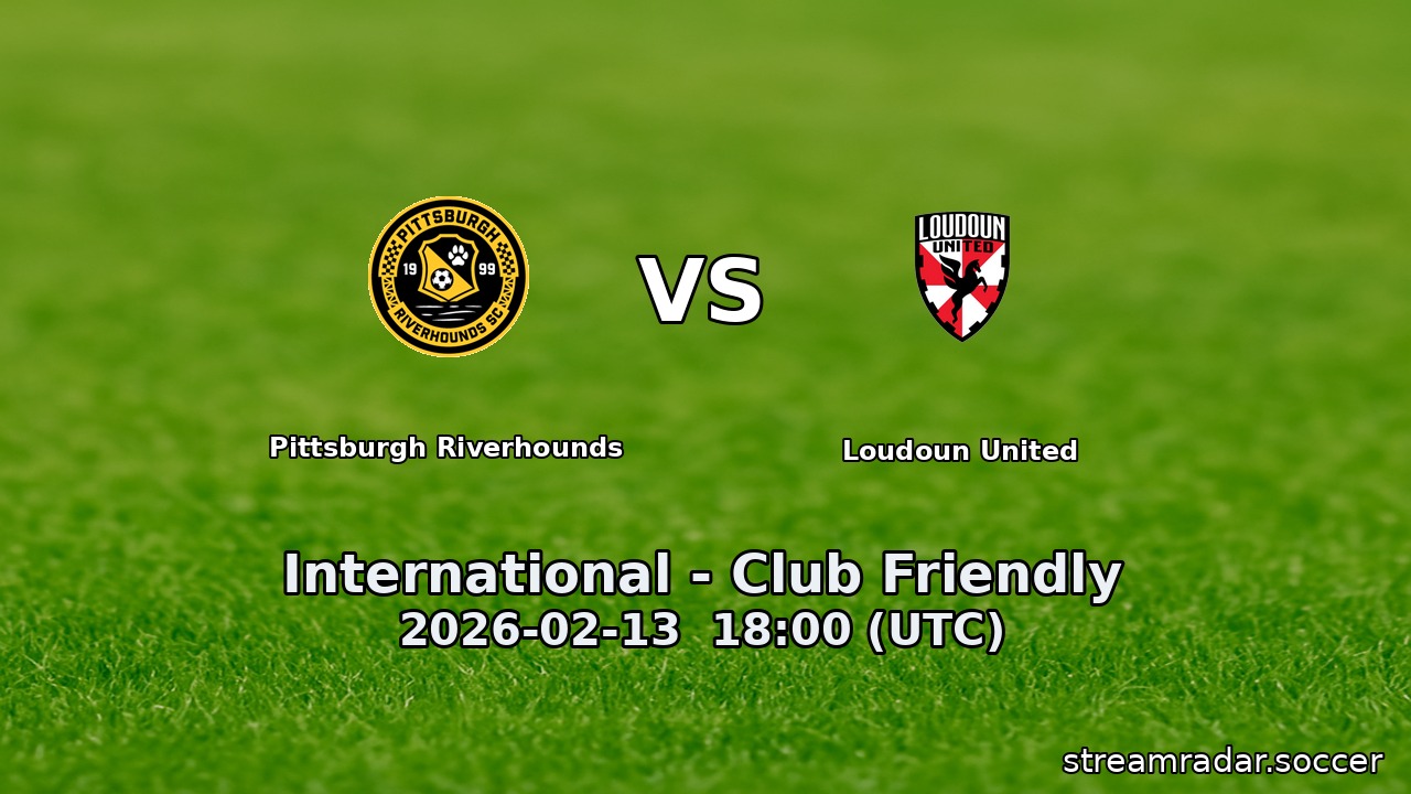 Pittsburgh Riverhounds vs Loudoun United