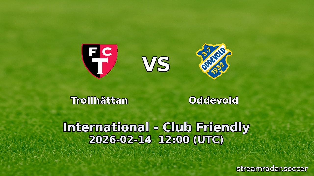 Trollhättan vs Oddevold