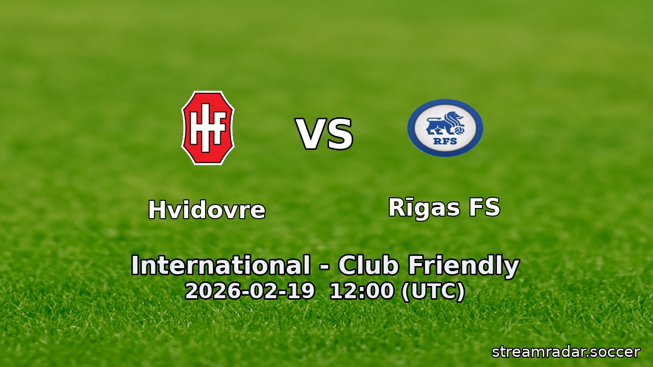 Hvidovre vs Rīgas FS