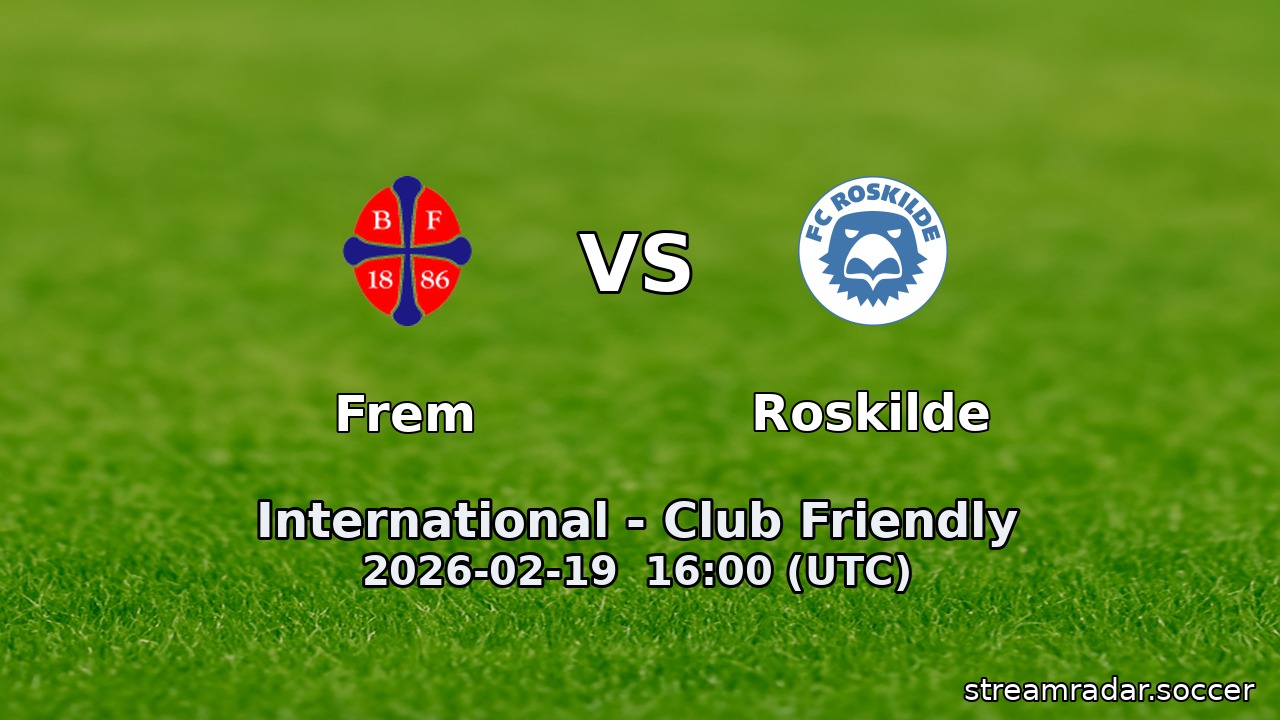 Frem vs Roskilde