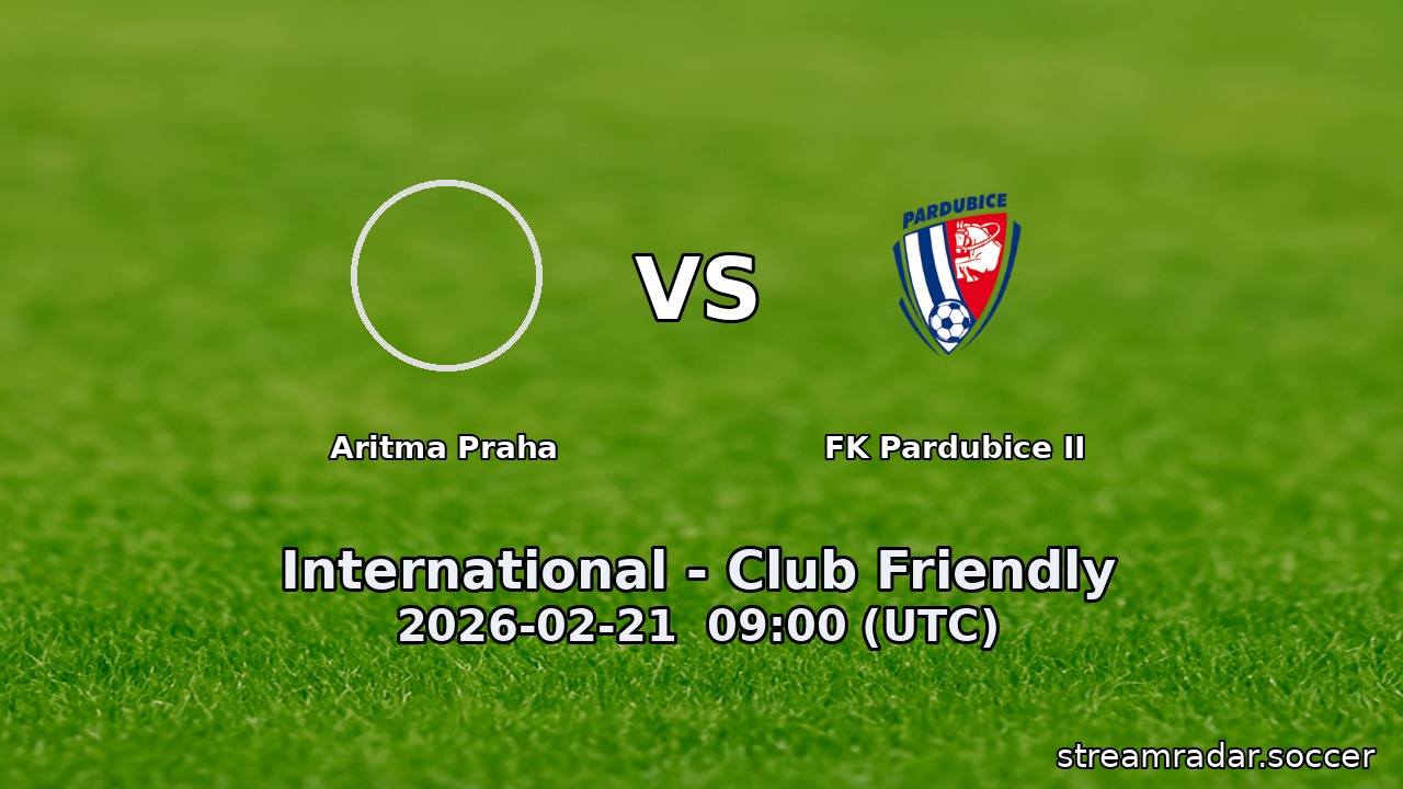 Aritma Praha vs FK Pardubice II