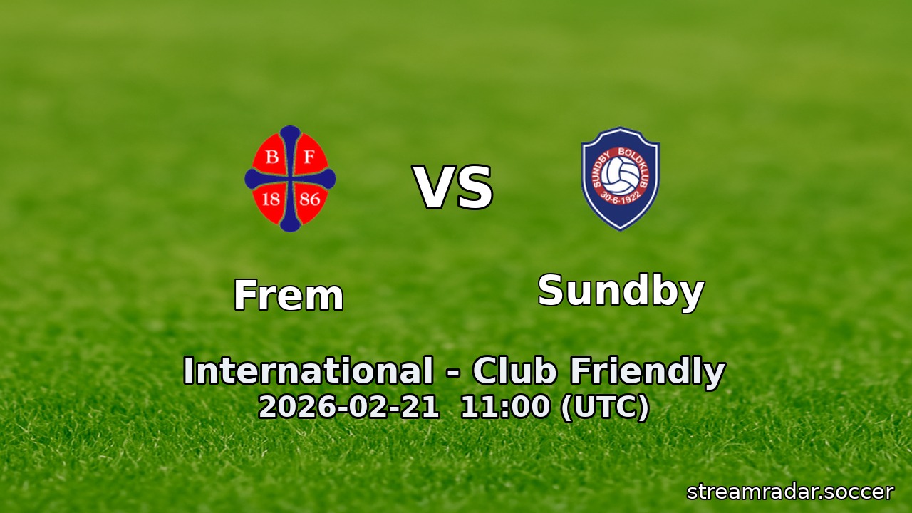 Frem vs Sundby