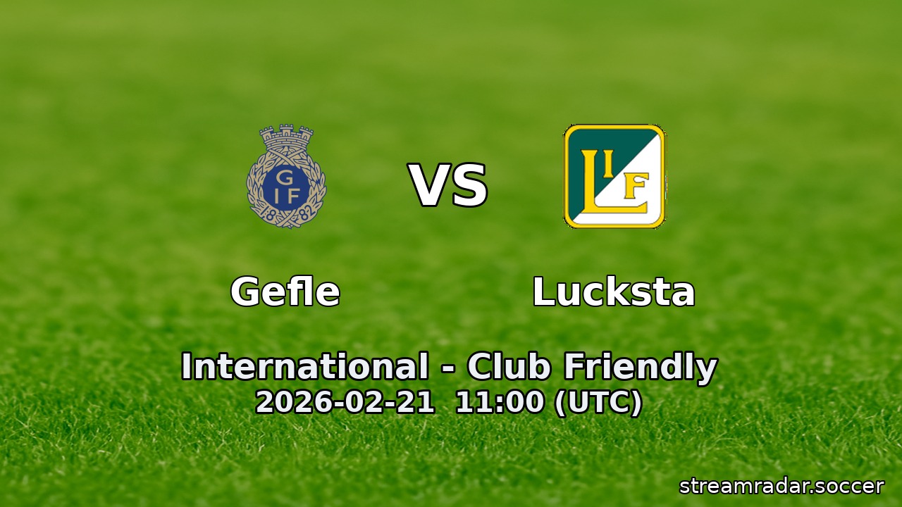 Gefle vs Lucksta