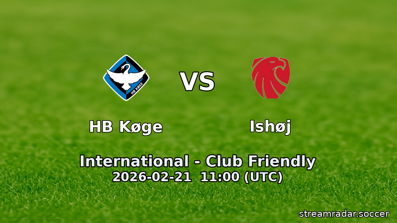HB Køge vs Ishøj
