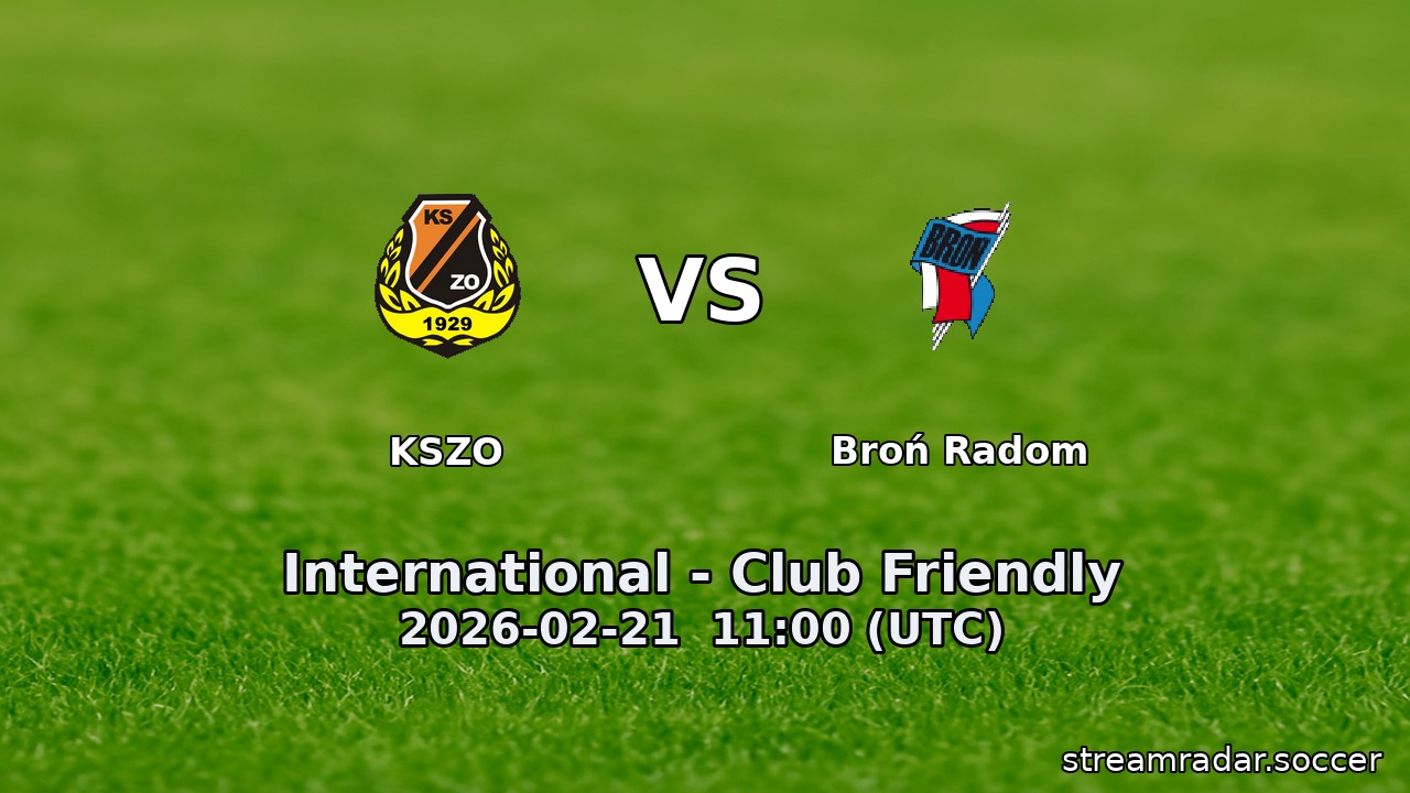 KSZO vs Broń Radom